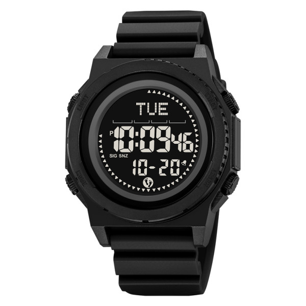 Мужские часы Skmei 2626BK Black с компасом и шагомером