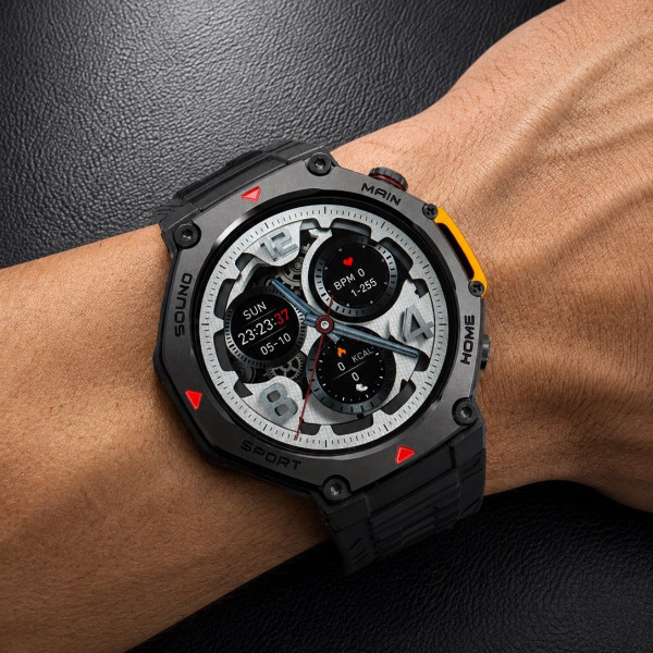 Смарт-годинник Modfit Navigator Al Black з GPS, компасом та захистом 5 ATM
