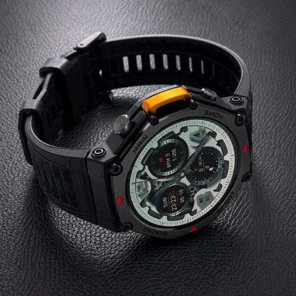 Смарт-годинник Modfit Navigator Al Black з GPS, компасом та захистом 5 ATM