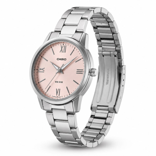 Жіночий годинник Casio LTP-1303DD-4A з мінеральним склом та водозахистом 5 ATM