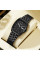 Жіночий годинник Skmei 2628BK Black з кварцовим механізмом та металевим браслетом