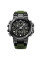Чоловічий годинник Skmei 2500AG Army Green спортивний водозахищений