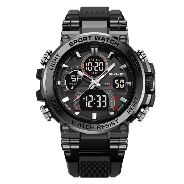 Мужские спортивные часы Skmei 2500BK Black 5 ATM