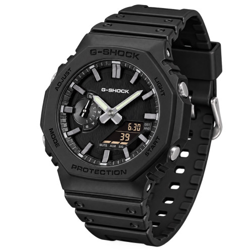 Чоловічий годинник Casio G-Shock GA-2100LXB-1A протиударний 20 ATM чорний