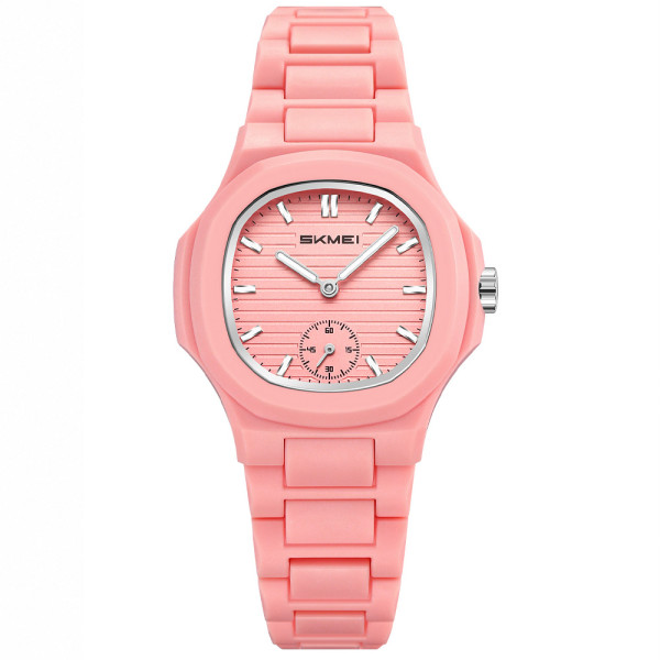 Жіночий годинник Skmei 2678PK Pink кварцовий з водозахистом 5 ATM
