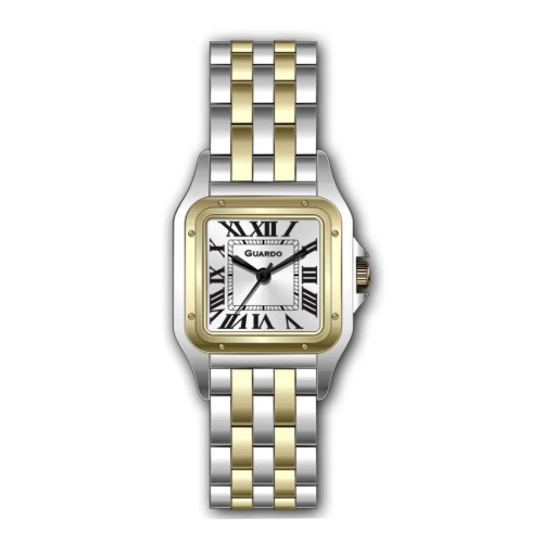 Жіночий наручний годинник Guardo 012825-8 Classic з мінеральним склом