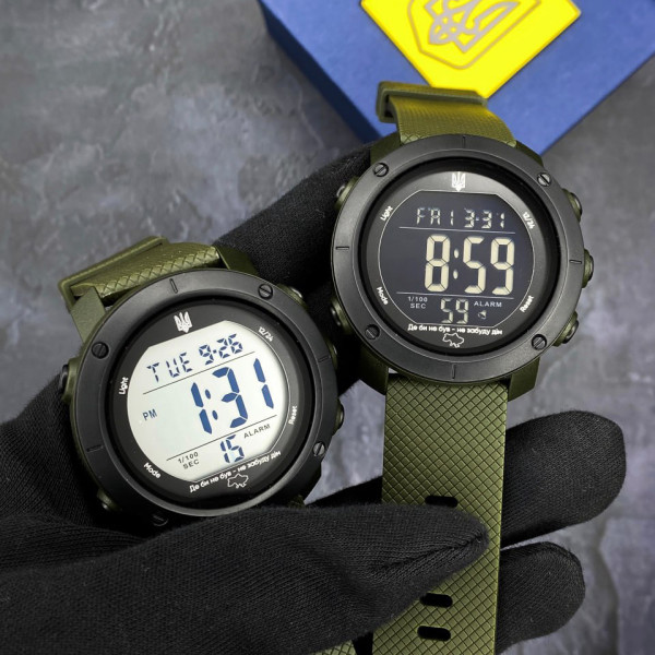 Годинник наручний Awarder 032 Де би не був Army Green-Black-Black
