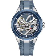 Чоловічий годинник Pagani Design PD-YS030 Silver-Blue Rubber, автопідзавод