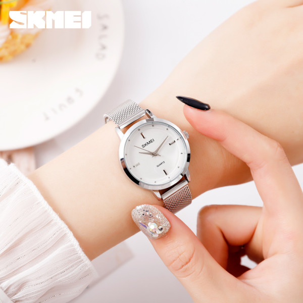 Жіночий годинник Skmei 1528SI Silver