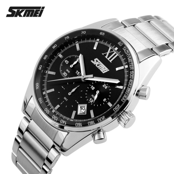 Чоловічий годинник Skmei 9096BK Black