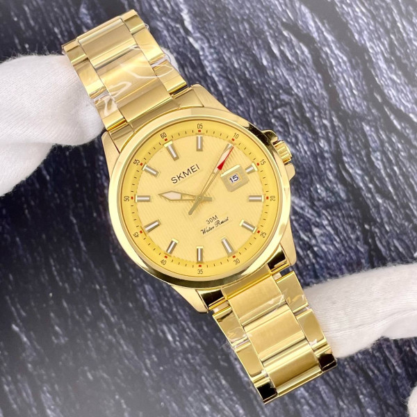 Чоловічий годинник Skmei 1654GD Gold