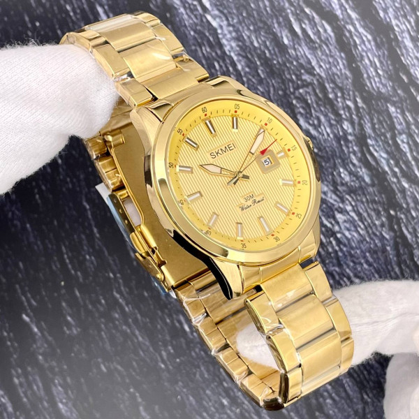 Чоловічий годинник Skmei 1654GD Gold