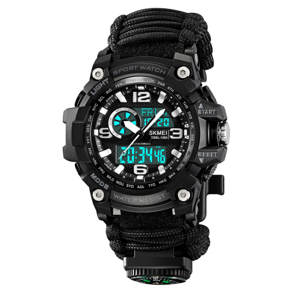 Чоловічий годинник Skmei 1283NBK Black