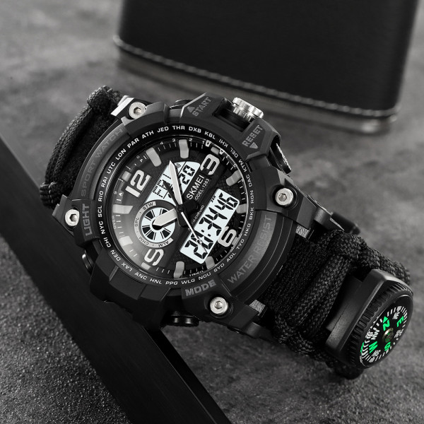 Чоловічий годинник Skmei 1283NBK Black