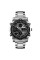 Чоловічий годинник Skmei 1389SIBK Silver-Black-Black зі стрілково-електронним циферблатом та підсвічуванням