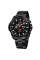 Чоловічий механічний годинник Forsining 6909 All Black-Red з календарем