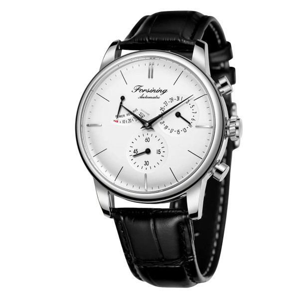 Жіночий годинник Forsining 6916 Silver-White, механіка з автопідзаводом