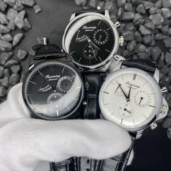 Жіночий годинник Forsining 6916 Silver-White, механіка з автопідзаводом