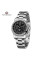 Жіночий годинник Forsining 6918 Silver-Black, механіка з автопідзаводом