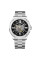 Мужские механические часы Winner 8184 Silver-Black Steel с автоподзаводом