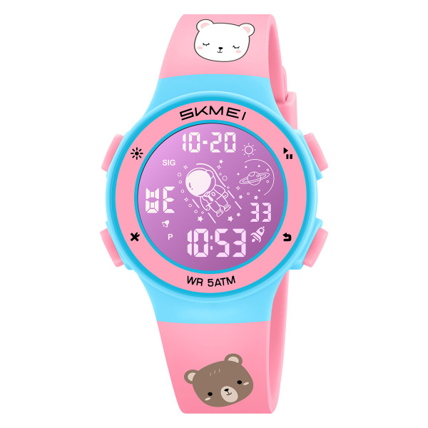 Дитячий годинник Skmei 2267BR Little Bear, синій, водозахист 5 ATM