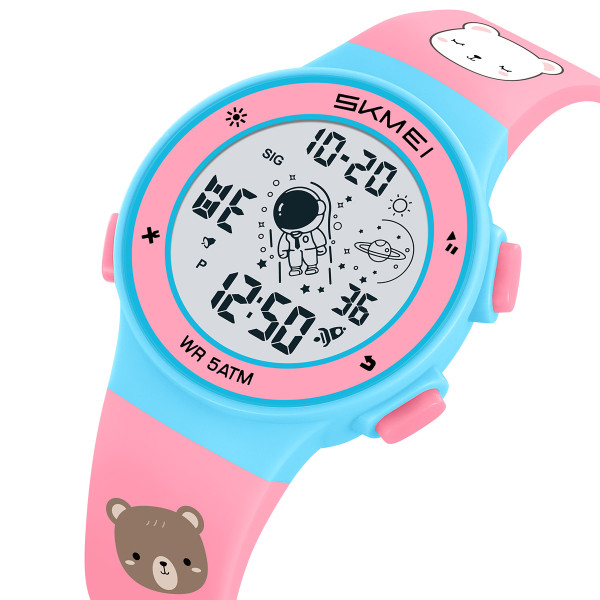 Дитячий годинник Skmei 2267BR Little Bear, синій, водозахист 5 ATM