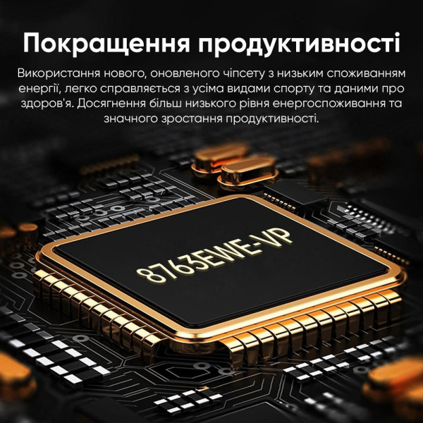 Чоловічий розумний годинник Modfit Base T2 Black, AMOLED-дисплей, захист IP67