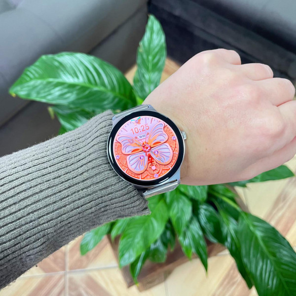 Жіночий розумний годинник Modfit Business Pro Silver Mesh, AMOLED-дисплей