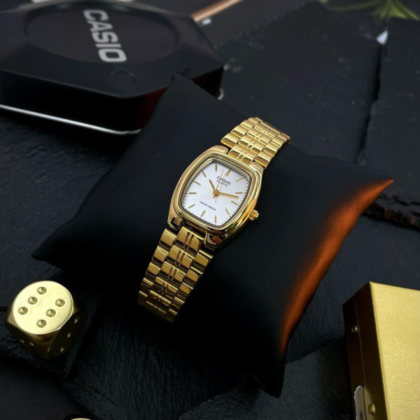Жіночий годинник Casio LTP-1169N-7A — класична модель у золотистому корпусі з мінеральним склом