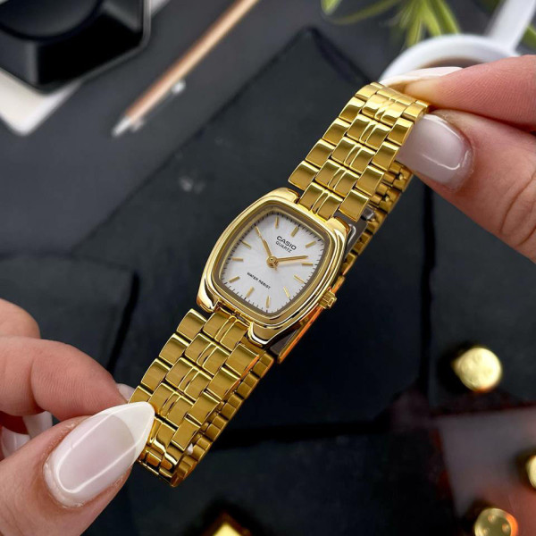 Жіночий годинник Casio LTP-1169N-7A — класична модель у золотистому корпусі з мінеральним склом