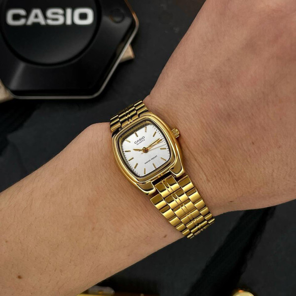 Жіночий годинник Casio LTP-1169N-7A — класична модель у золотистому корпусі з мінеральним склом