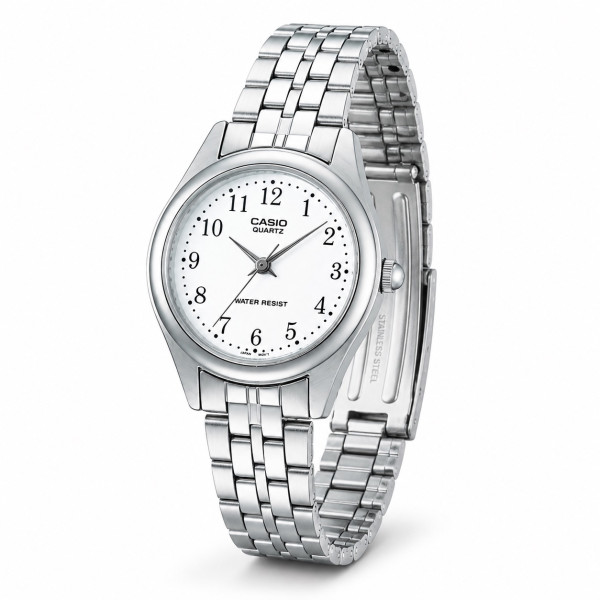Жіночий годинник Casio LTP-1129A-7B — Класична модель з мінеральним склом та сталевим браслетом