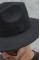 Чоловічий капелюх Fedora з стрічкою Black Without Brand