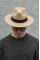 Чоловічий капелюх Fedora з стрічкою Beige Without Brand