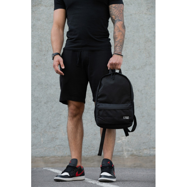 Чоловічий міський молодіжний рюкзак-портфель Without Minic Reflective для ноутбука Black