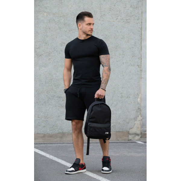 Чоловічий міський молодіжний рюкзак-портфель Without Minic Reflective для ноутбука Black