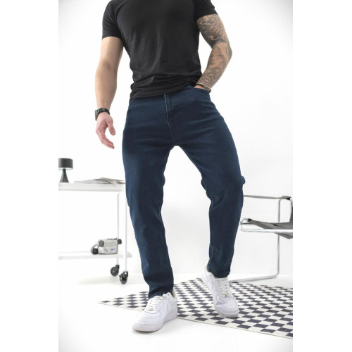 Джинси чоловічі Regular Fit Without Karma темно сині