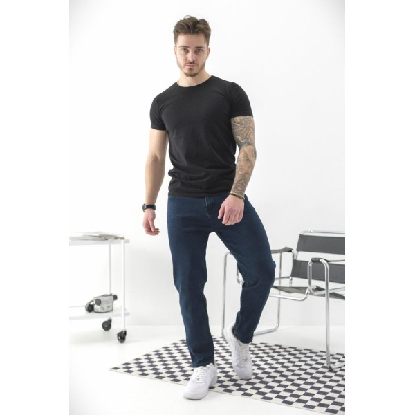 Джинси чоловічі Regular Fit Without Karma темно сині