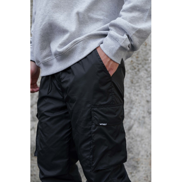 Чоловічі теплі штани карго Without Vader Reflective Black