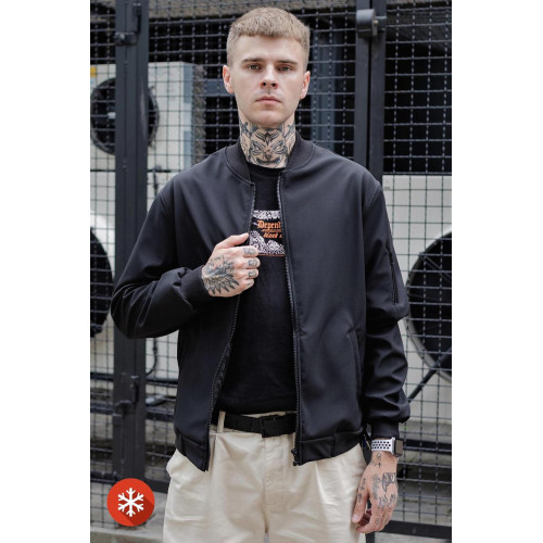 Бомбер Without Softshell Black Man