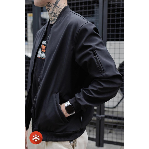 Бомбер Without Softshell Black Man
