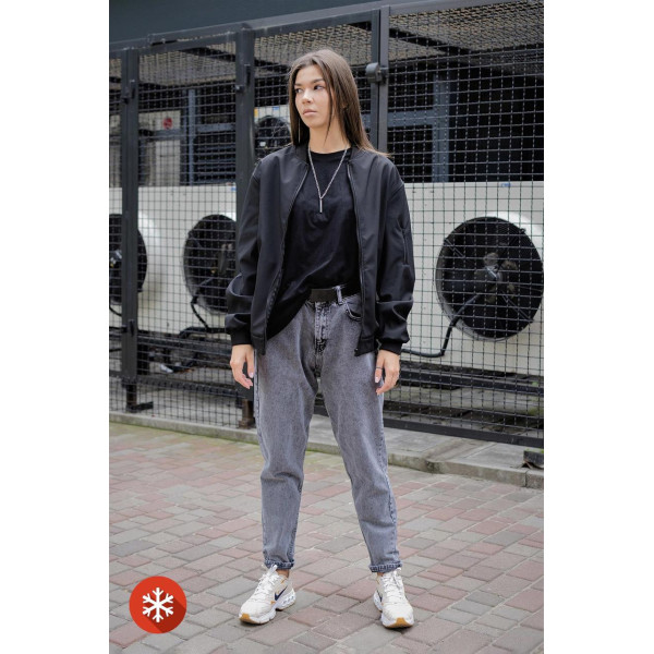 Бомбер Without Softshell Black Woman