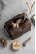 Шкіряна косметичка несесер із натуральної шкіри Without Sakvoyaj Medium Brown