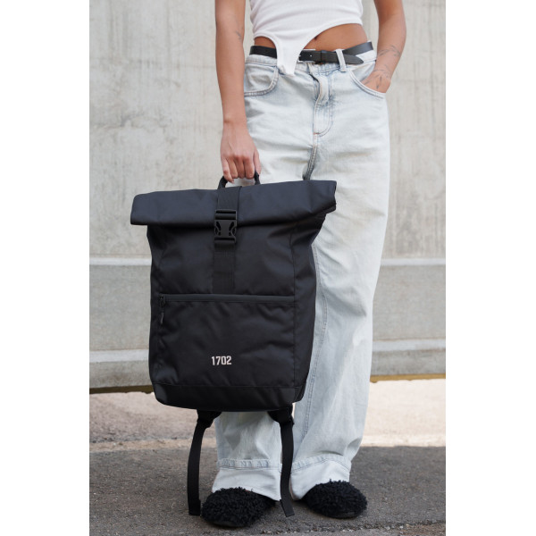ЖІночий рюкзак роллтоп Without Taby Reflective Black Man