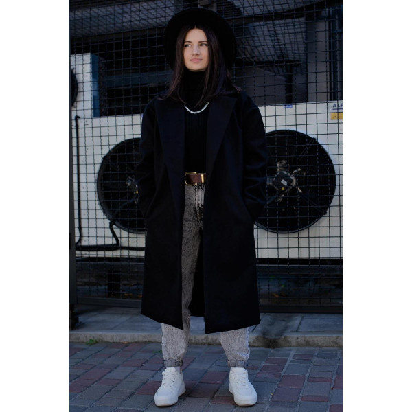 Пальто Without чорне жіноче