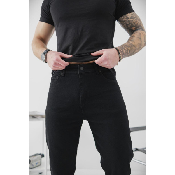 Джинси чоловічі Regular Fit Without Karma чорні