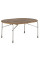 Стіл Bo-Camp Feather Oval 130x90 cm Brown