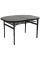 Стіл Bo-Camp Northgate Oval 120x80 cm Black/Grey