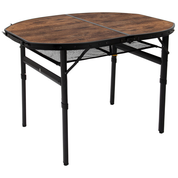Стіл Bo-Camp Woodbine Oval 100x70 cm Black/Wood look