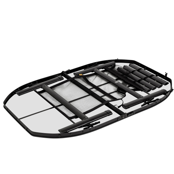 Стіл Bo-Camp Melrose Oval 120x80 cm Black/Wood look